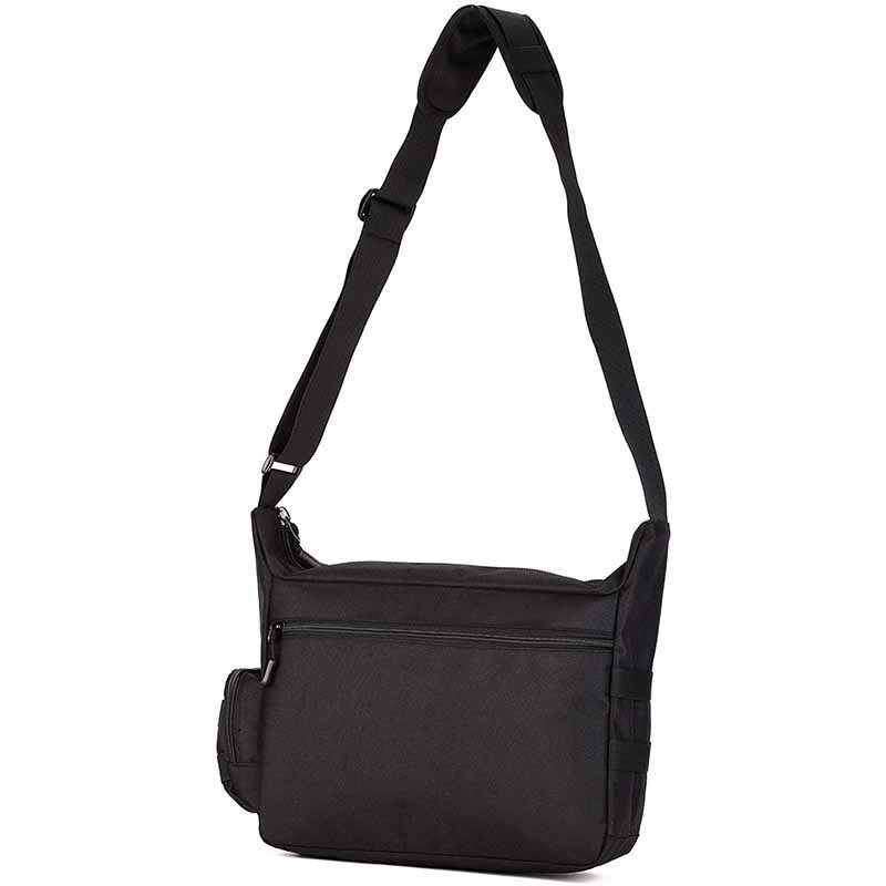 Nova bolsa mensageiro tática masculina de um ombro crossbody bolsa de negócios 