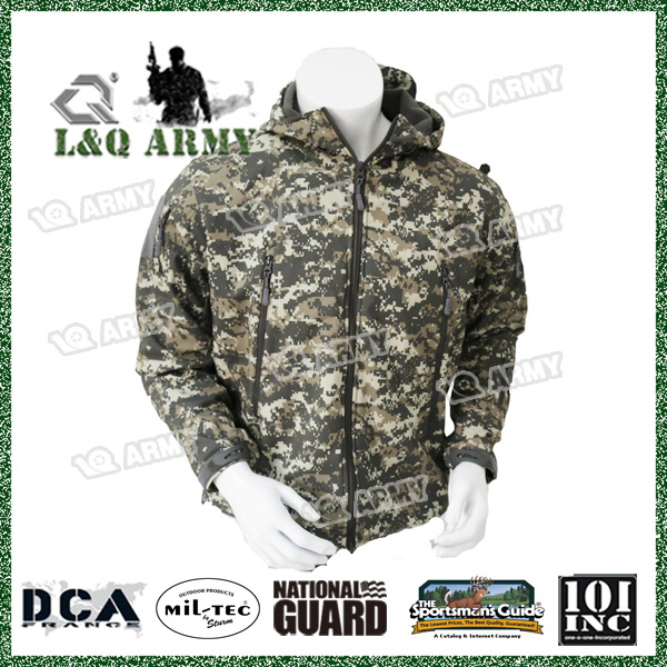 Jaqueta militar Soft Shell para homens