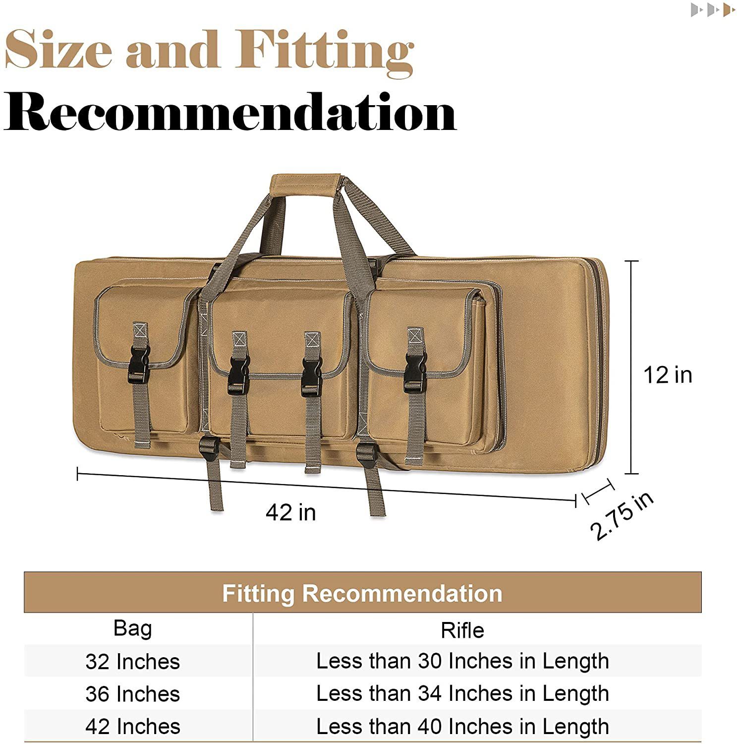 Capacidade multifuncional arma tática Bolsa sacola mochila bolsa de arma