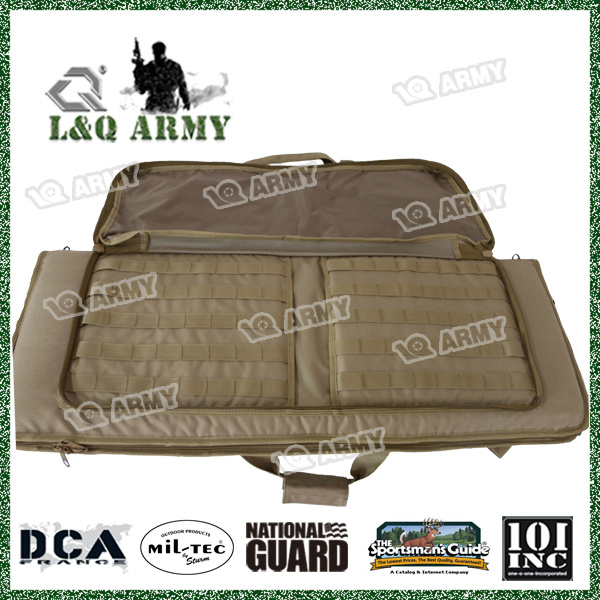 Bolsa de arma macia para rifle militar duplo ao ar livre de luxo