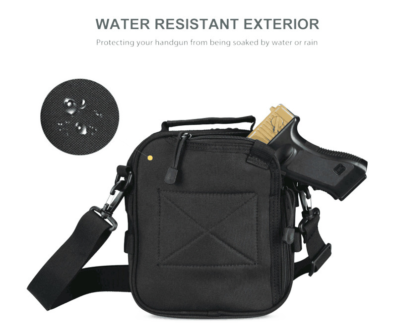 Bolsa de pistola para equipamento externo, bolsa tática com alça de ombro para pistola 