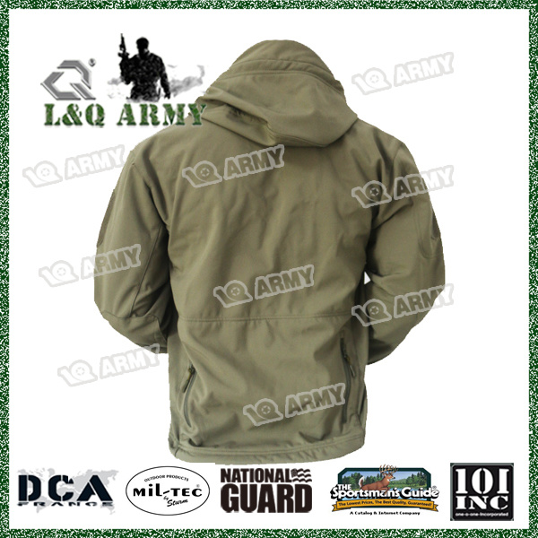 Jaqueta militar Soft Shell para homens